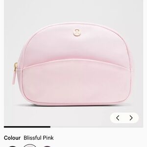 lululemon athletica Soft Pink Cosmetic Bag